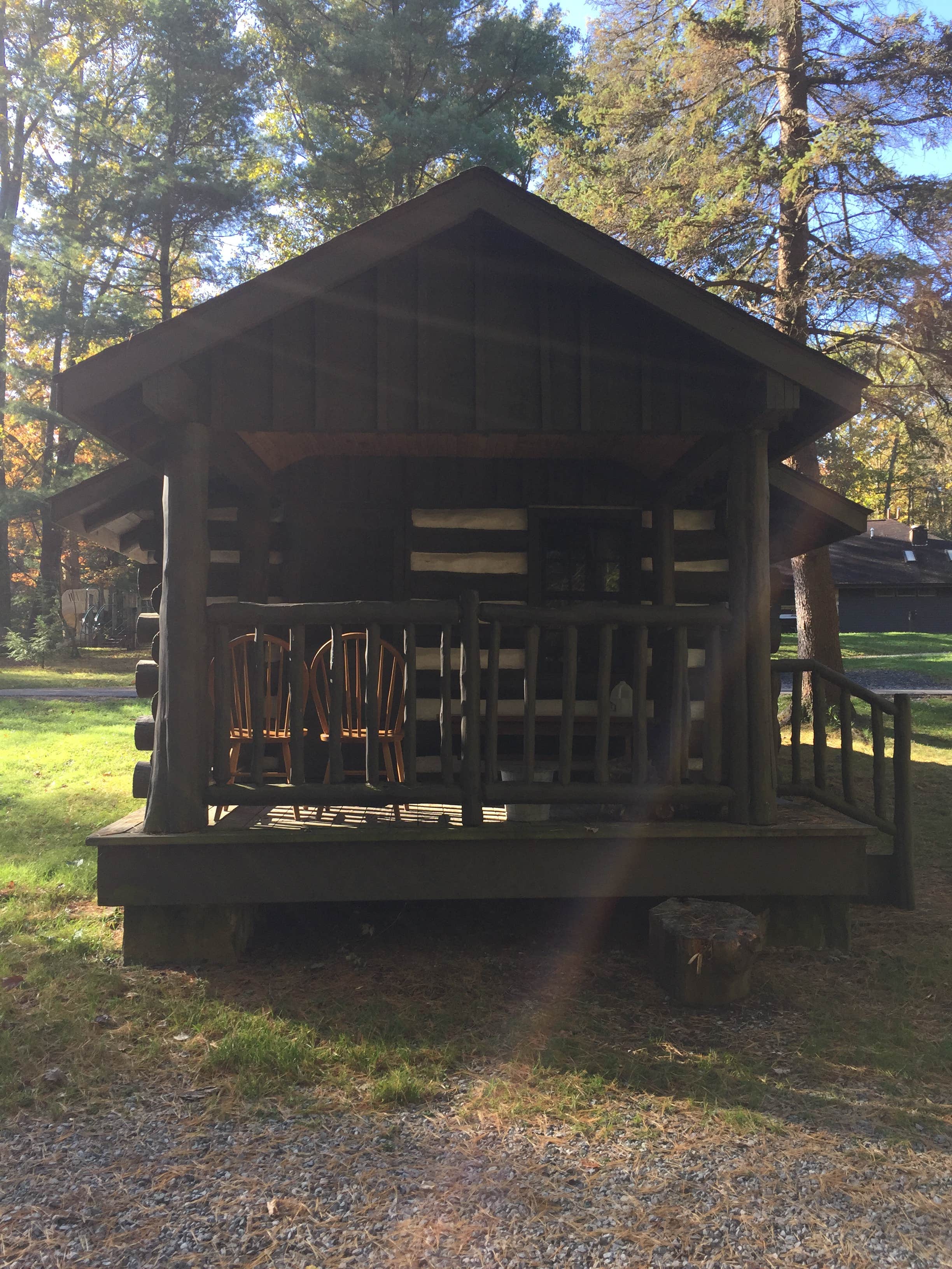Ann P.'s photo of glamping accommodations at Black Moshannon State Park Campground near Saxton, PA