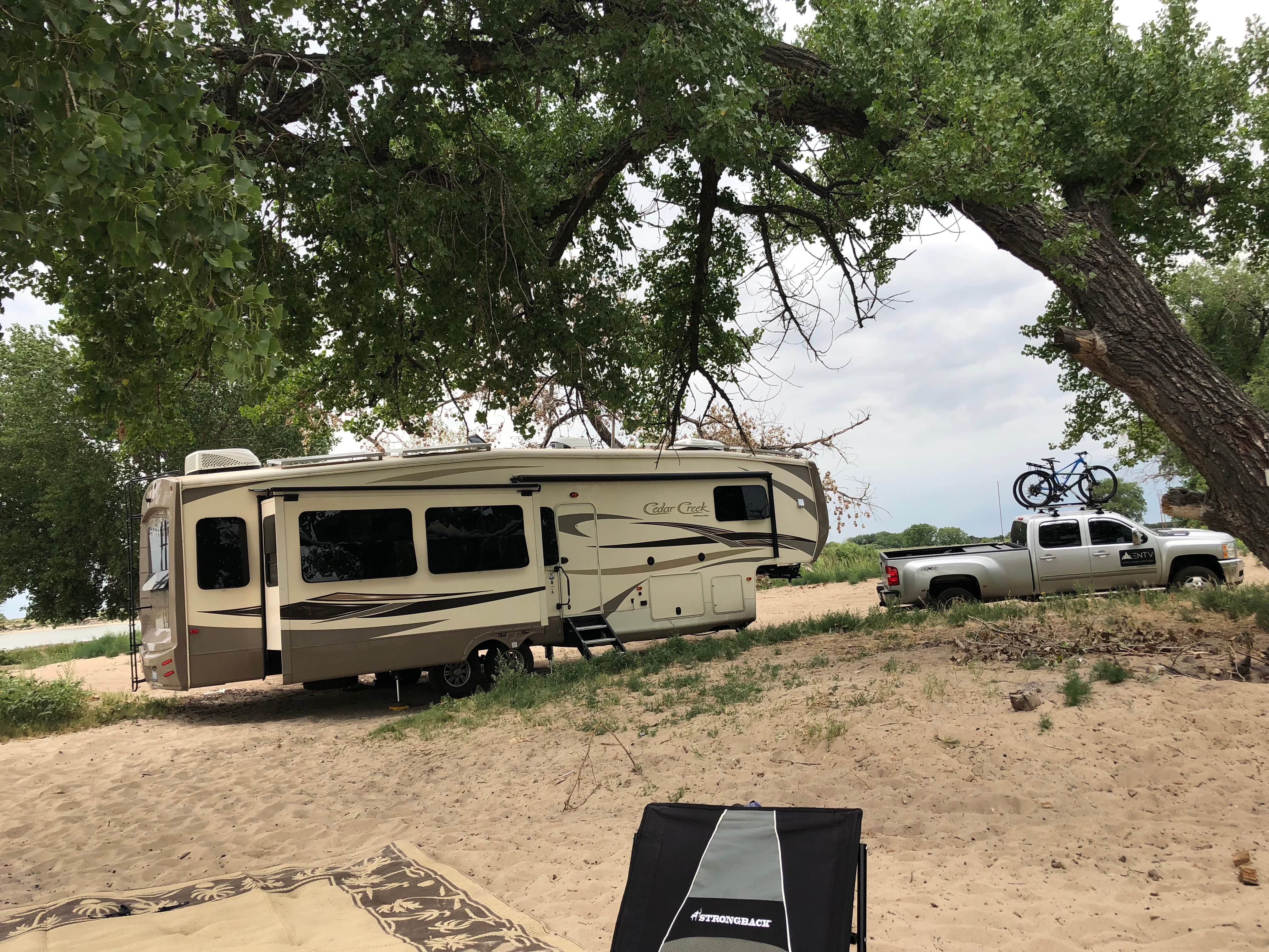 Laura H.'s photo of rv camping at Prewitt Reservoir State Wildlife Area near Sterling, CO