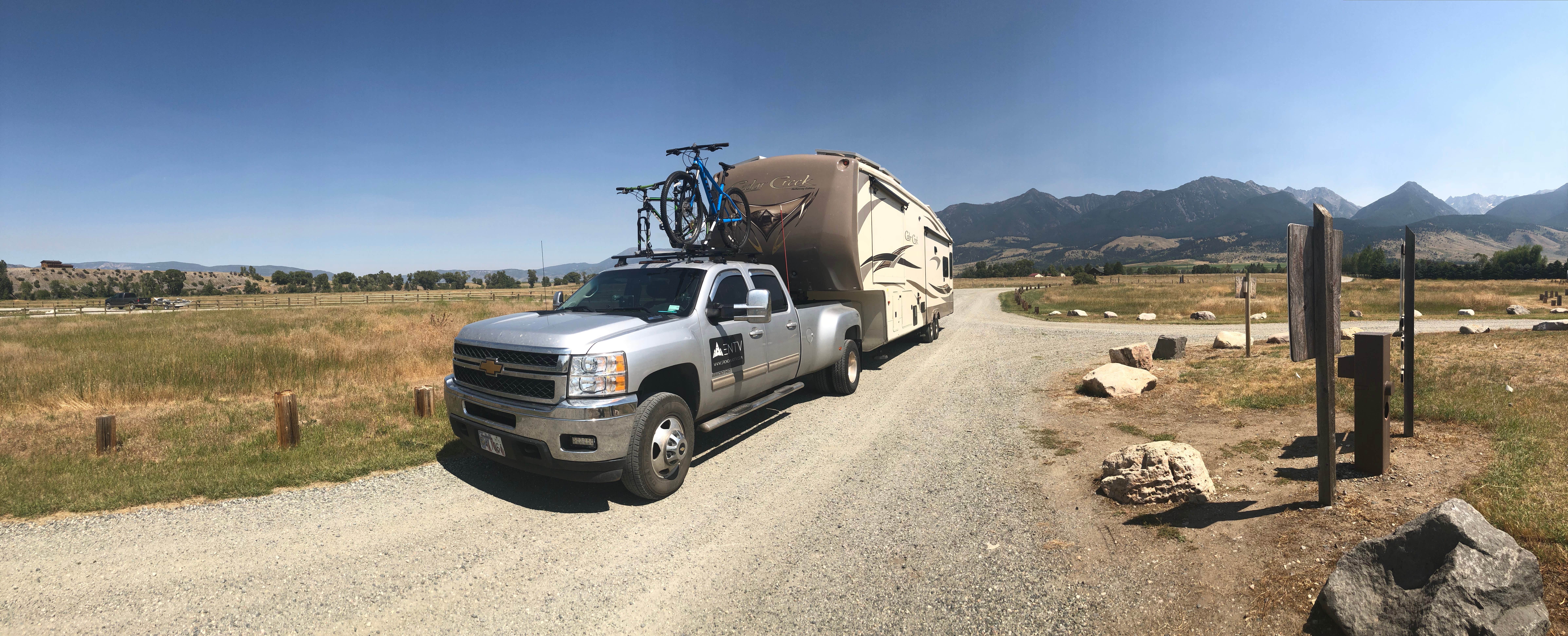 Laura H.'s photo of rv camping at Loch Leven near Livingston, MT