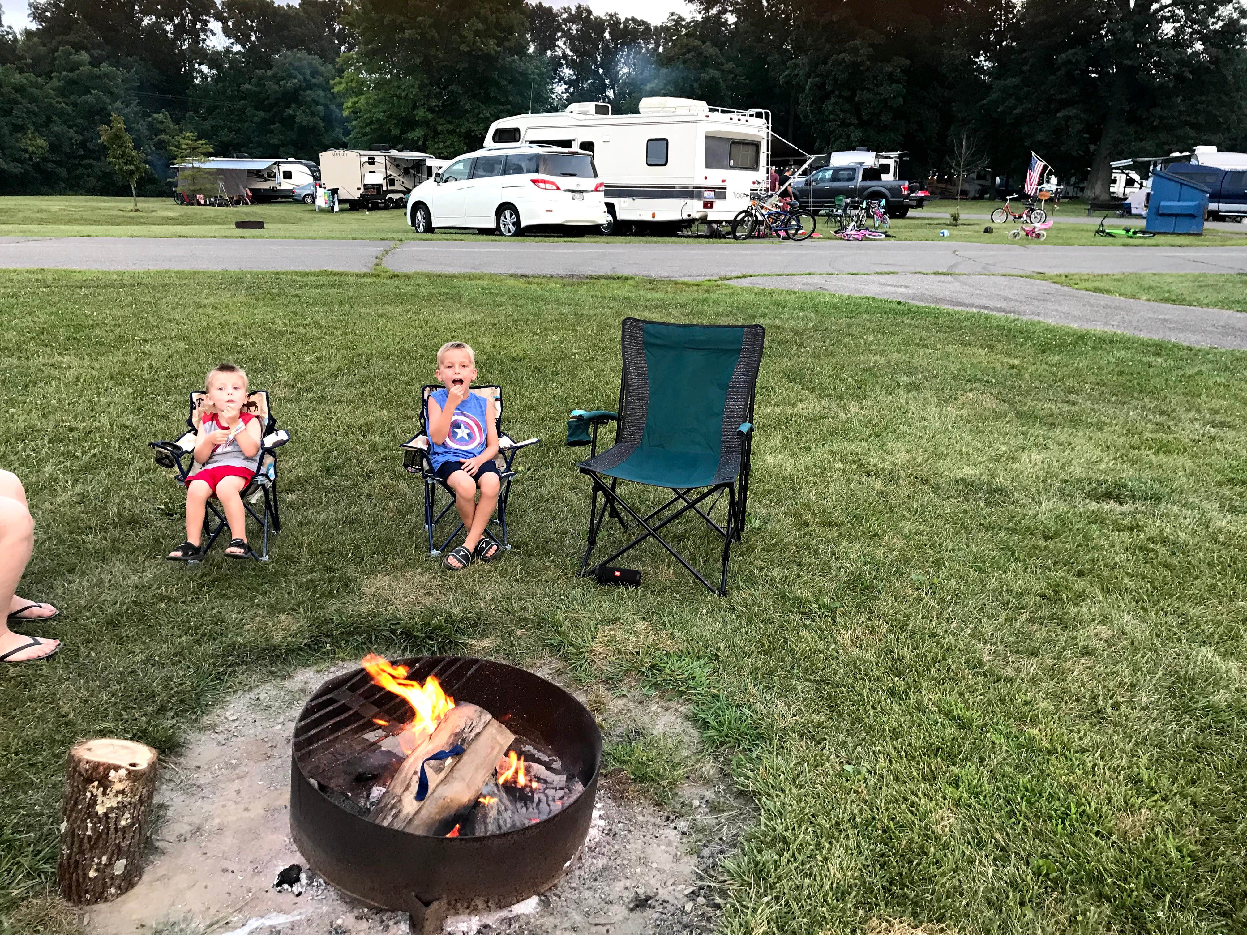 Camper-submitted photo at Indian Lake State Park Campground near Celina, OH