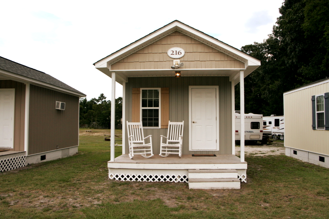 jonathan D.'s photo of a cabin at Moonlight Lake RV Park and Cottages near Emerald Isle, NC