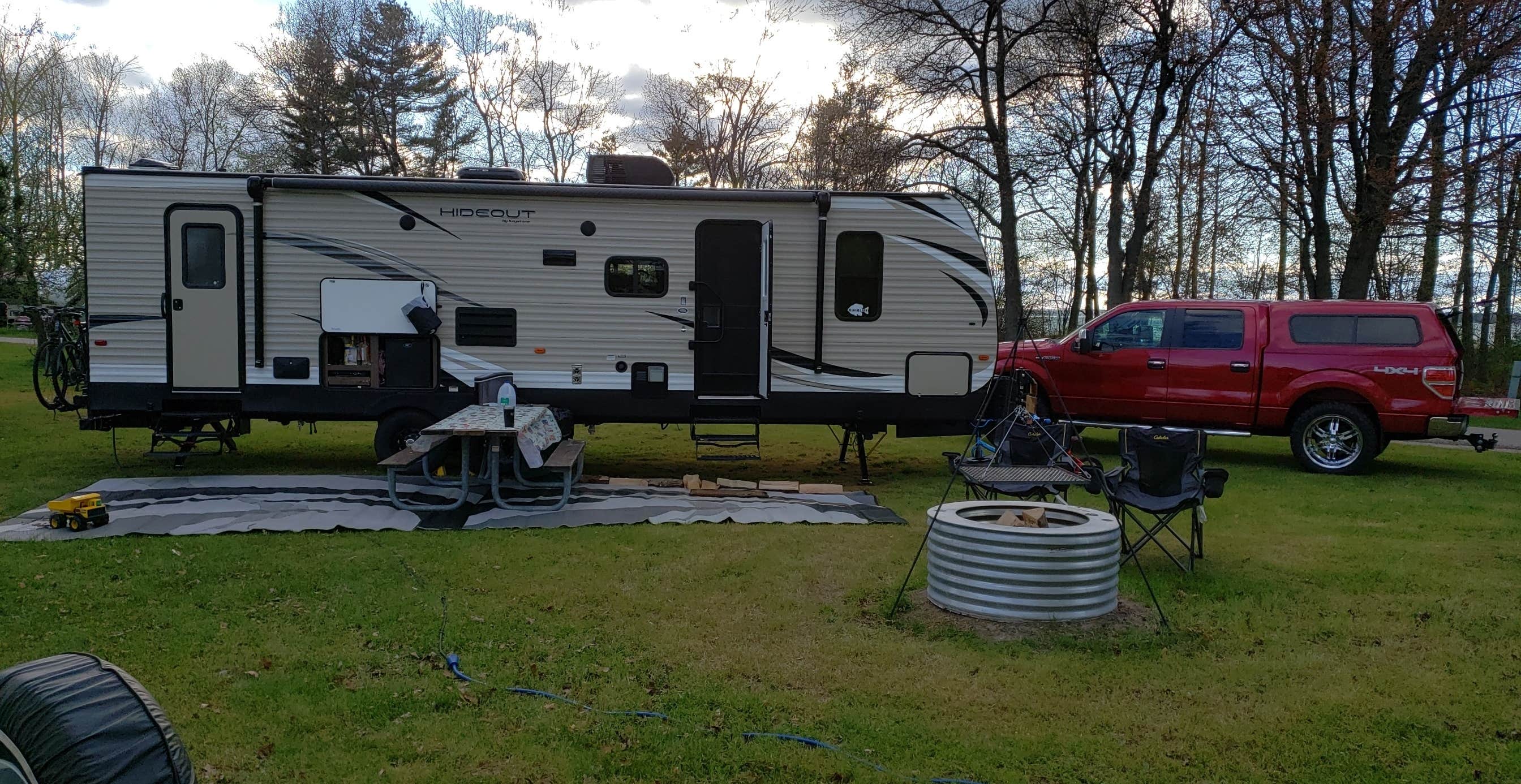 Edmund P.'s photo of rv camping at Tawas Point State Park Campground near Port Hope, MI