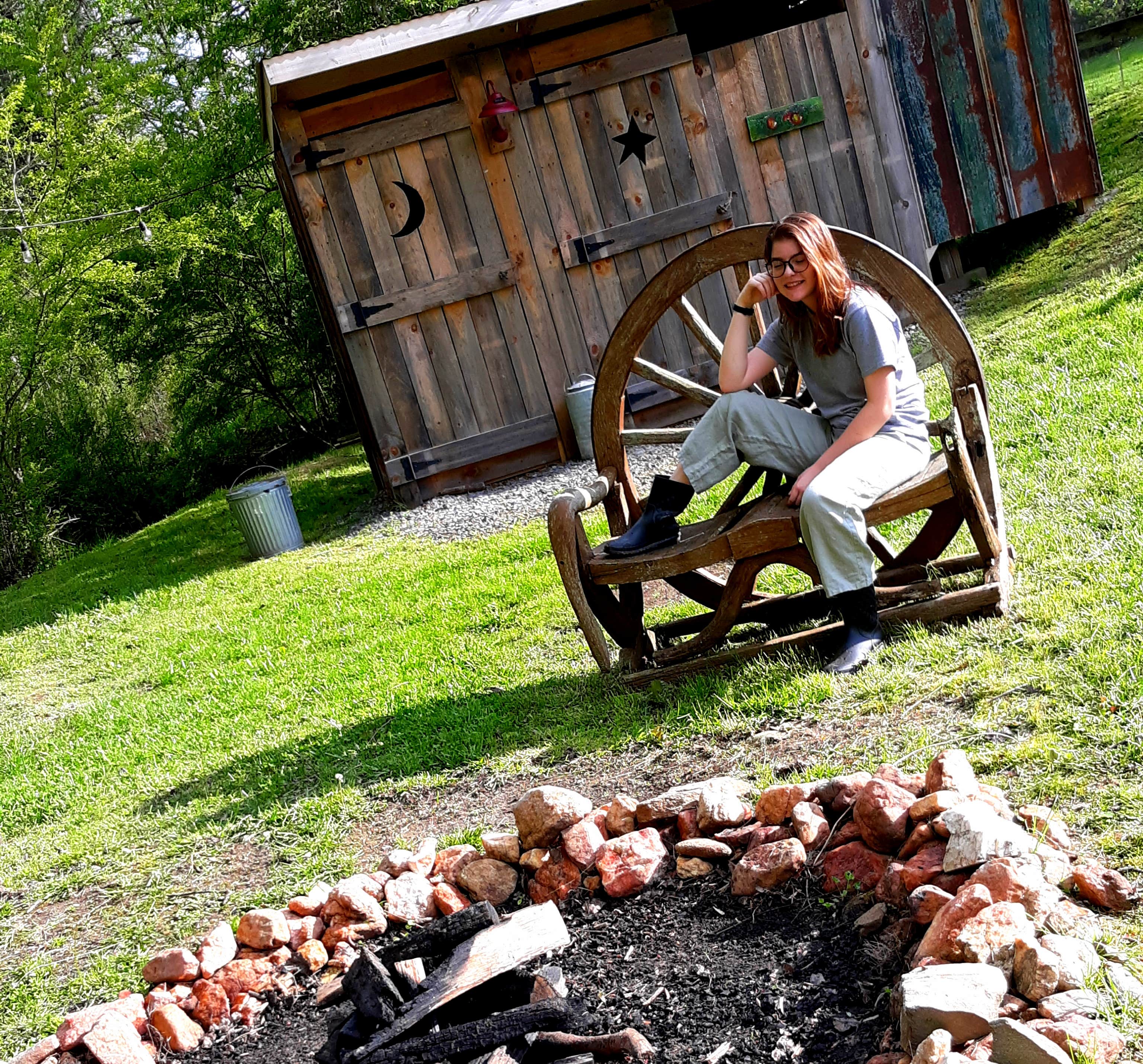 Camper submitted image from North Sungate Farms Treehouse Glamping - 4