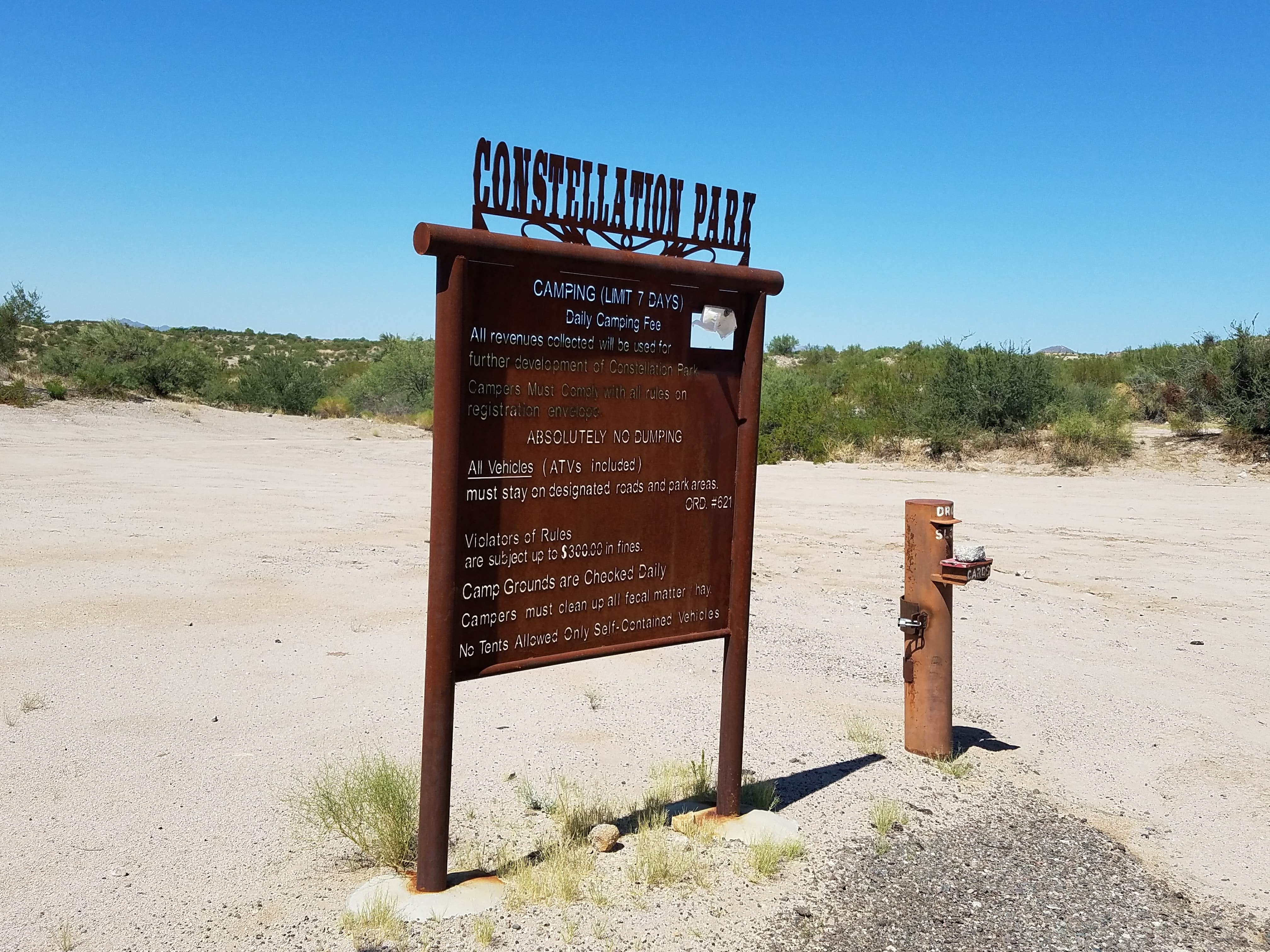 Camper-submitted photo at Constellation Park near Morristown, AZ