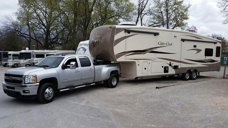 Laura H.'s photo of rv camping at Walnut Grove RV Park near Oak Grove, MO