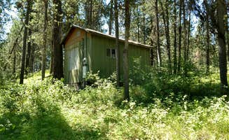 Donna B.'s photo of a cabin at Lost RV Park - 55+ near Cascade, ID