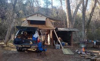 Daren W.'s photo of tent camping at Blue Crossing Campground near Reserve, NM