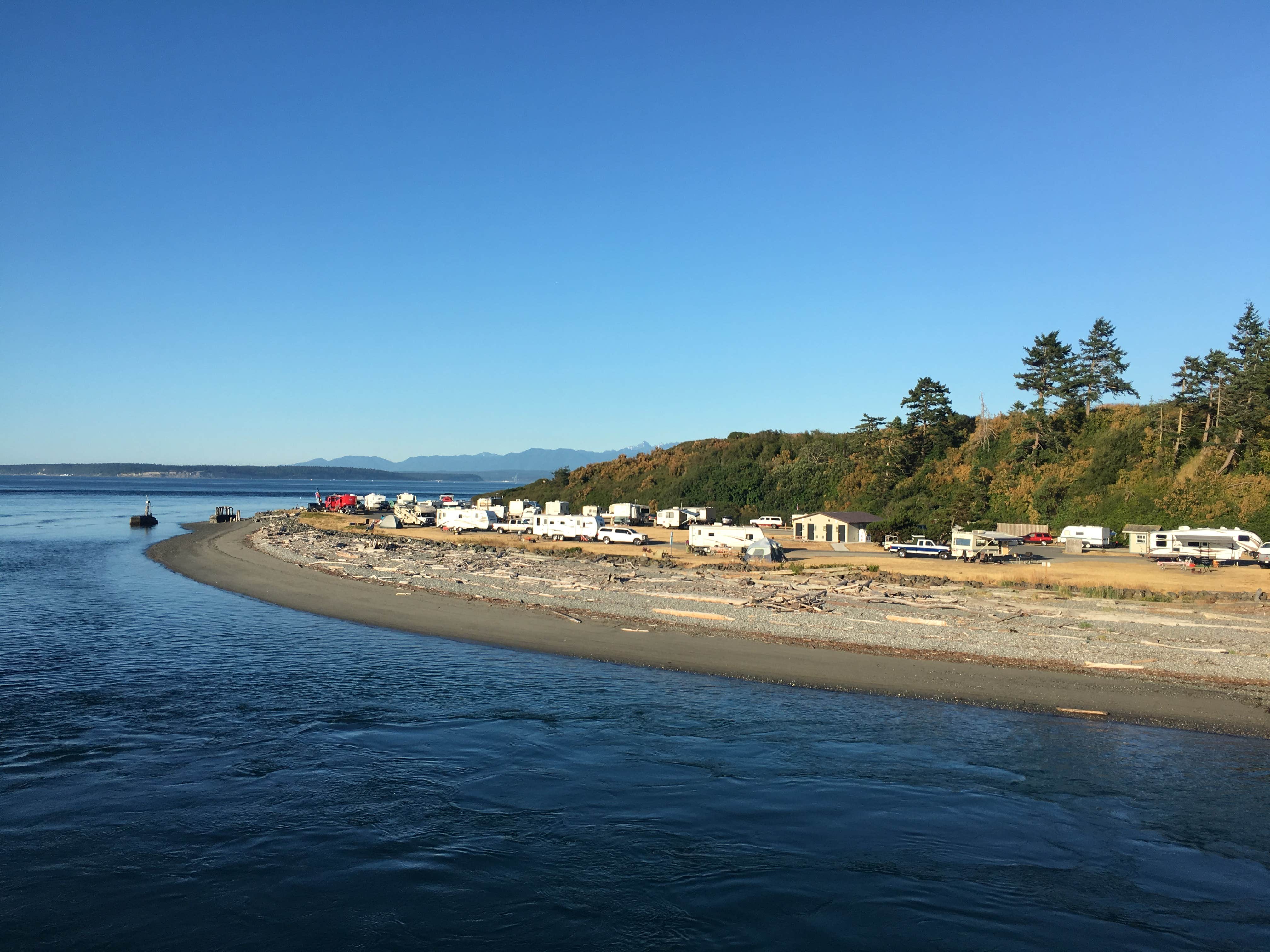 Camper-submitted photo at Fort Casey Campground near Coupeville, WA