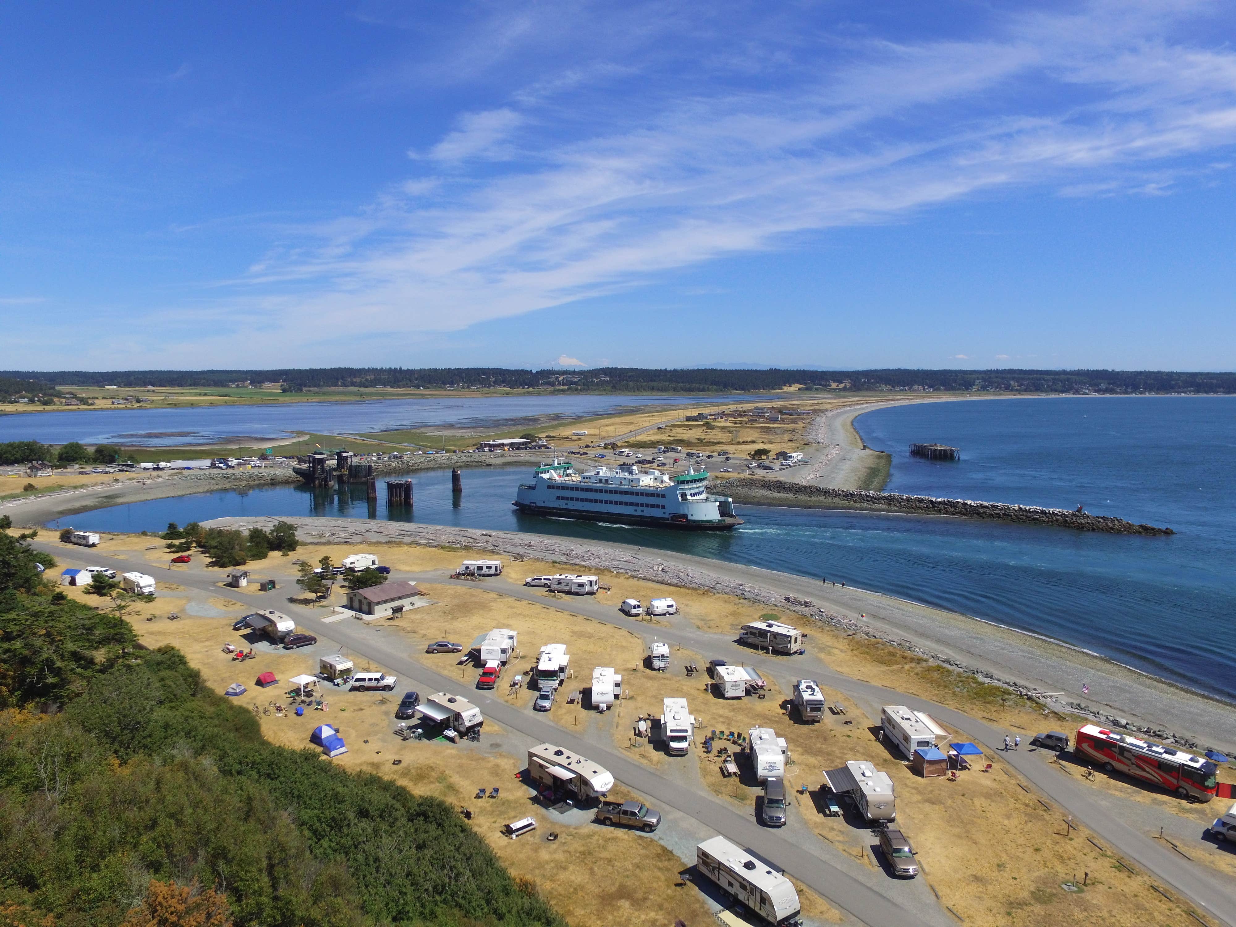 Camper-submitted photo at Fort Casey Campground near Coupeville, WA