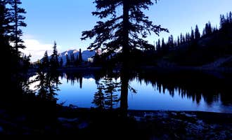 Camping near Lake Blanche Trail - Backcountry Camp: Red Pine Lake, Alta, Utah