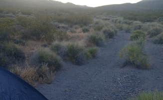 Eric F.'s photo of a dispersed camping area at Sloan Canyon - Dispersed Camping in Nevada
