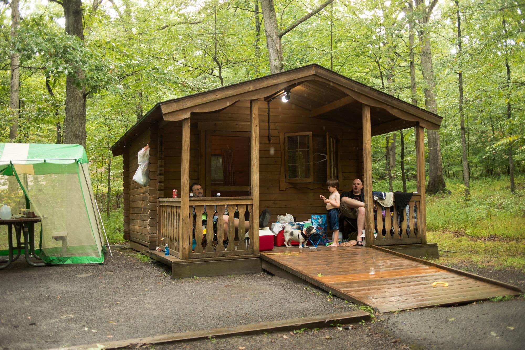 Jennifer S.'s photo of a cabin at Rocky Gap State Park Campground near Saxton, PA
