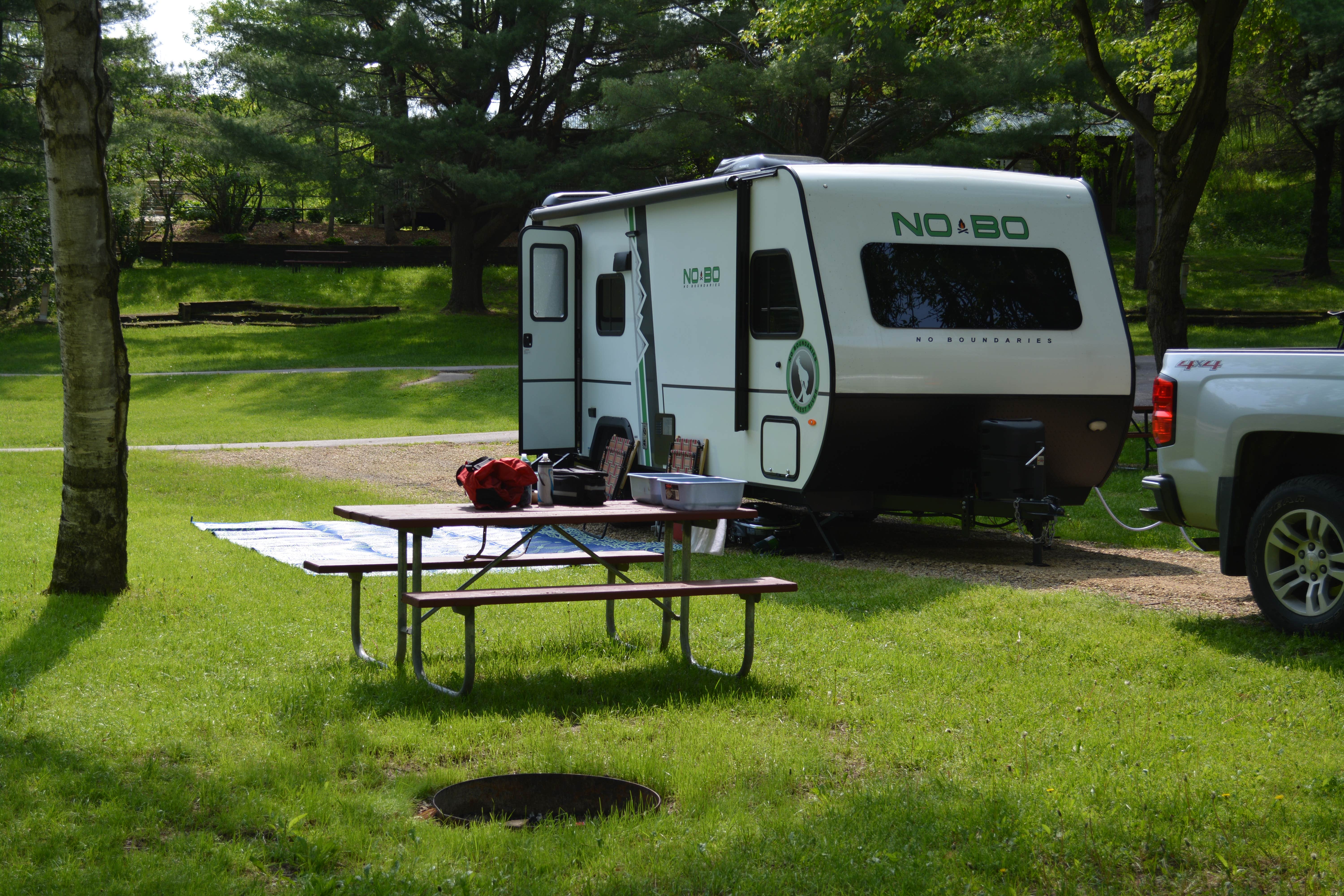 Cindy B.'s photo of rv camping at Tunnel Trail Campground near La Crosse, WI