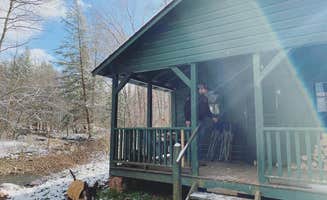 Alex K.'s photo of glamping accommodations at Quaker Area — Allegany State Park State Park near Holland, NY