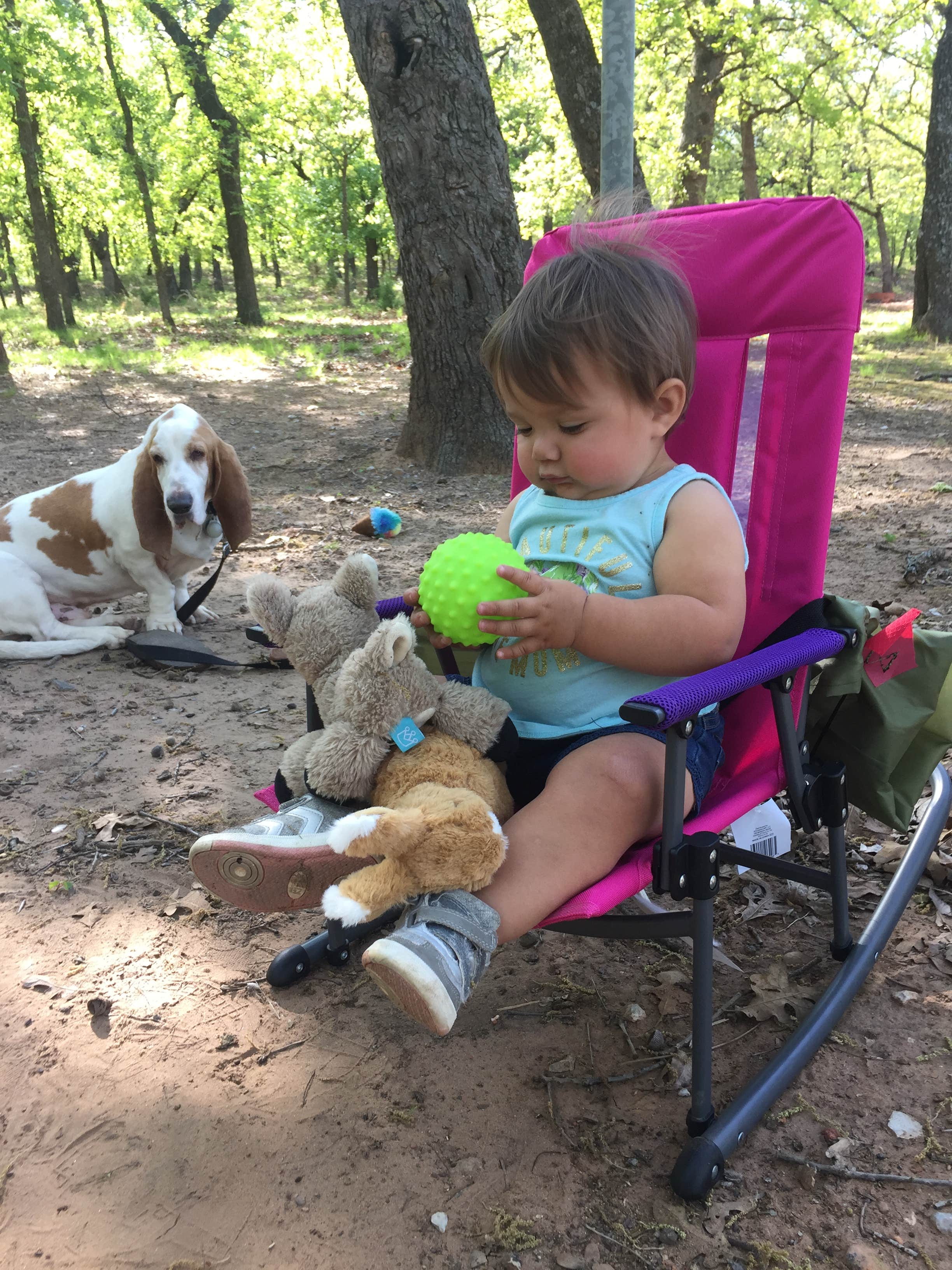 Valerie C.'s photo of camping with pets at Little Axe — Lake Thunderbird State Park near Choctaw, OK