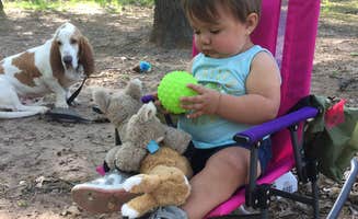 Valerie C.'s photo of camping with pets at Little Axe — Lake Thunderbird State Park in Oklahoma