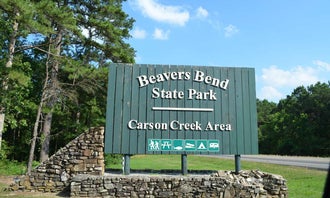 Camping near Mountain Fork Park: Carson Creek Campground — Beavers Bend State Park, Broken Bow, Oklahoma