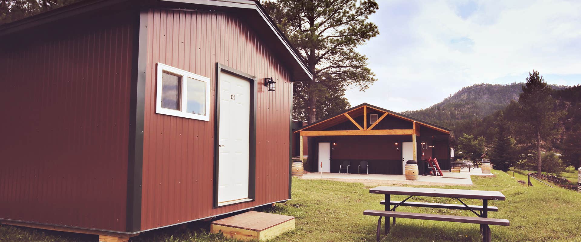 Firehouse C.'s photo of glamping accommodations at Firehouse Campground near Rapid City, SD