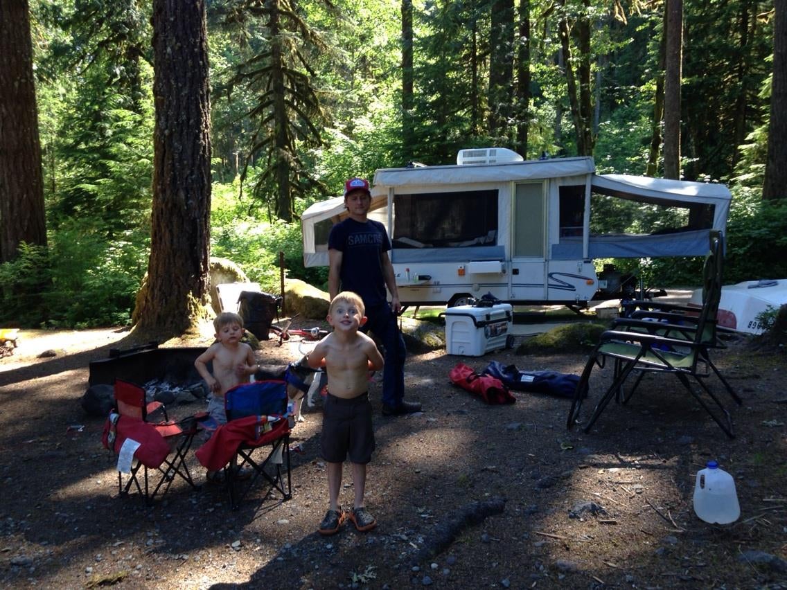 The campsite. 