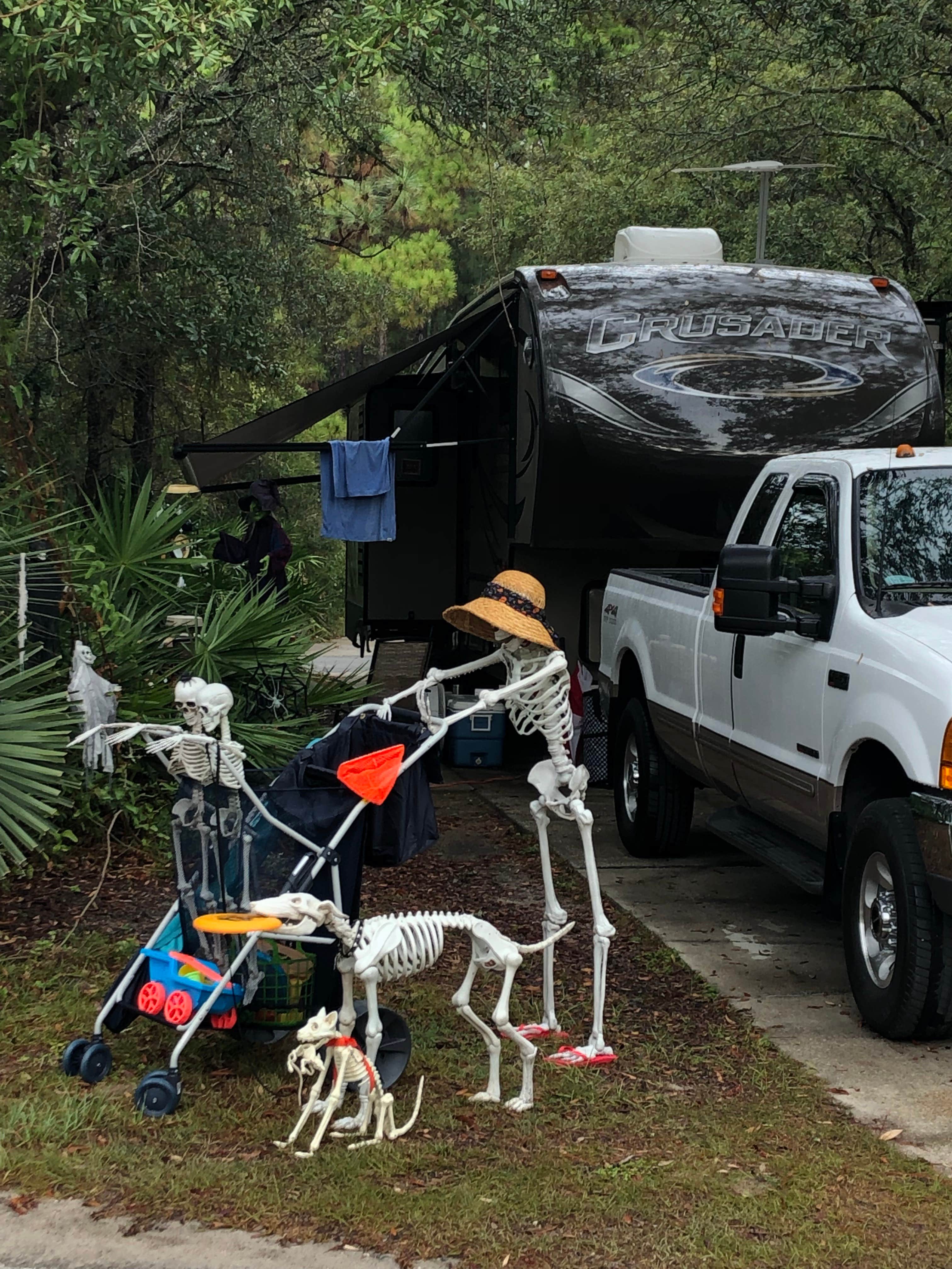 Cindy B.'s photo of camping with pets at Topsail Hill Preserve State Park Campground near Panama City Beach, FL