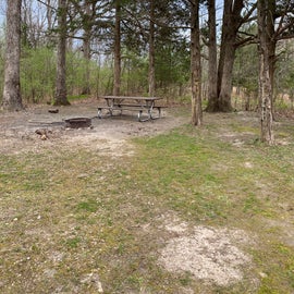 The best camping area is on the south side of the conservation area