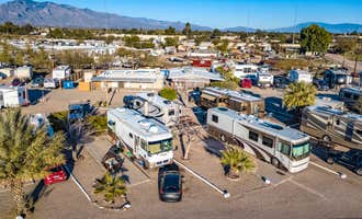 Camping near Justin's Diamond J RV Park: Tra-Tel RV Park - TEMPORARILY CLOSED, Cortaro, Arizona