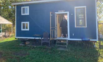 Camping near Winding Hills Park: Peace and Carrots Farm Bluebird Tiny Home , Chester, New York