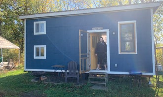 Camping near Historic Hudson Valley Riverside Hemp Farm: Peace and Carrots Farm Bluebird Tiny Home , Chester, New York