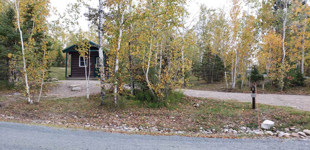 Jean C.'s photo of a cabin at Jericho Mountain State Park Campground near Rumford, ME