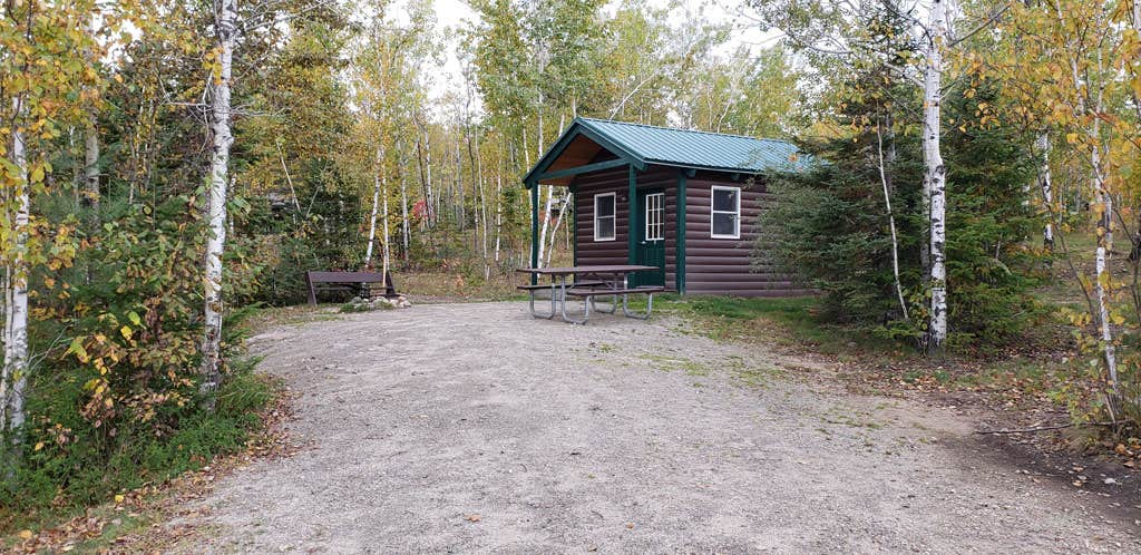 Jean C.'s photo of a cabin at Jericho Mountain State Park Campground near Berlin, NH