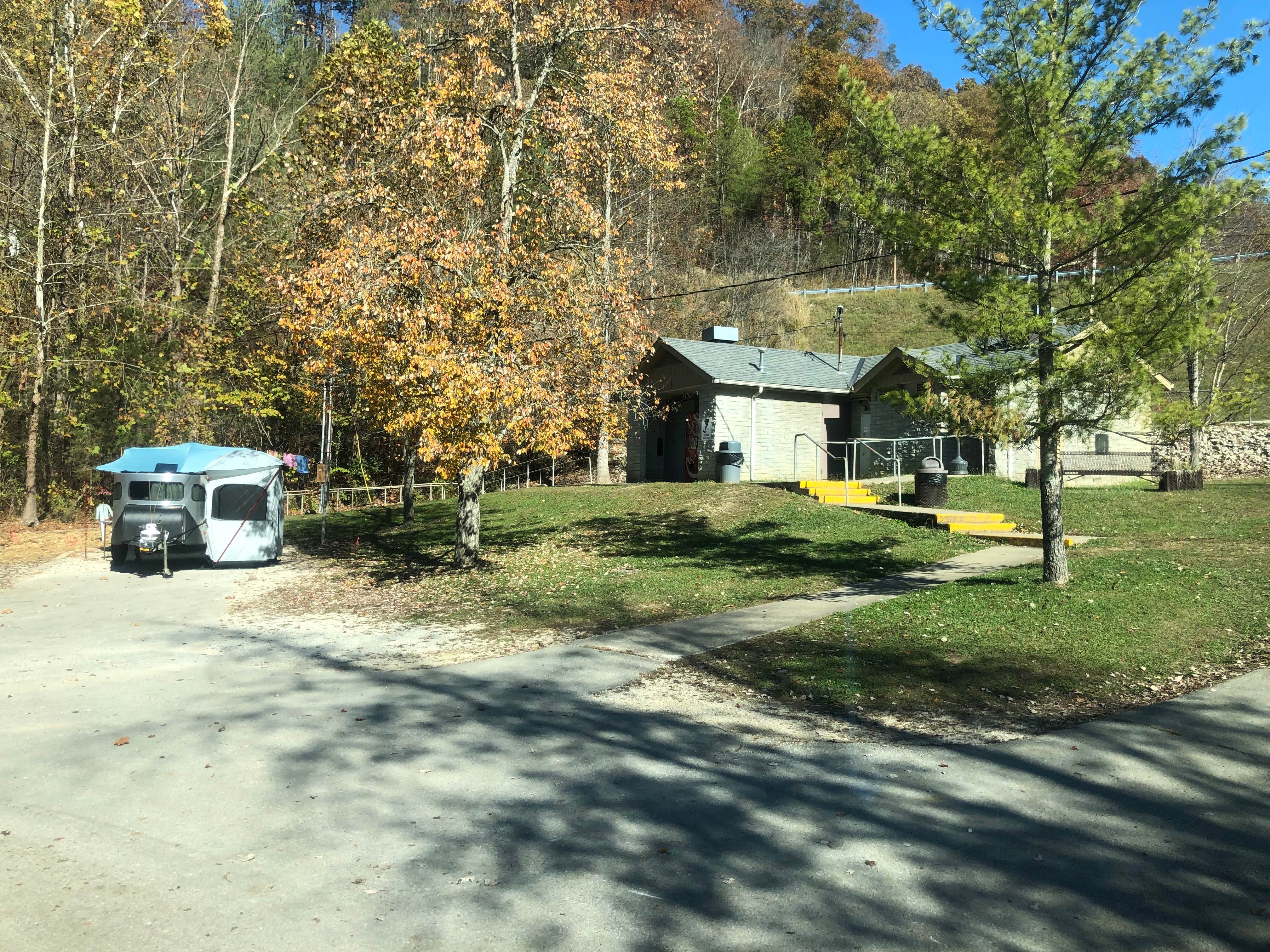 Shelly S.'s photo of rv camping at Middle Fork Campground — Natural Bridge State Resort Park near Denniston, KY