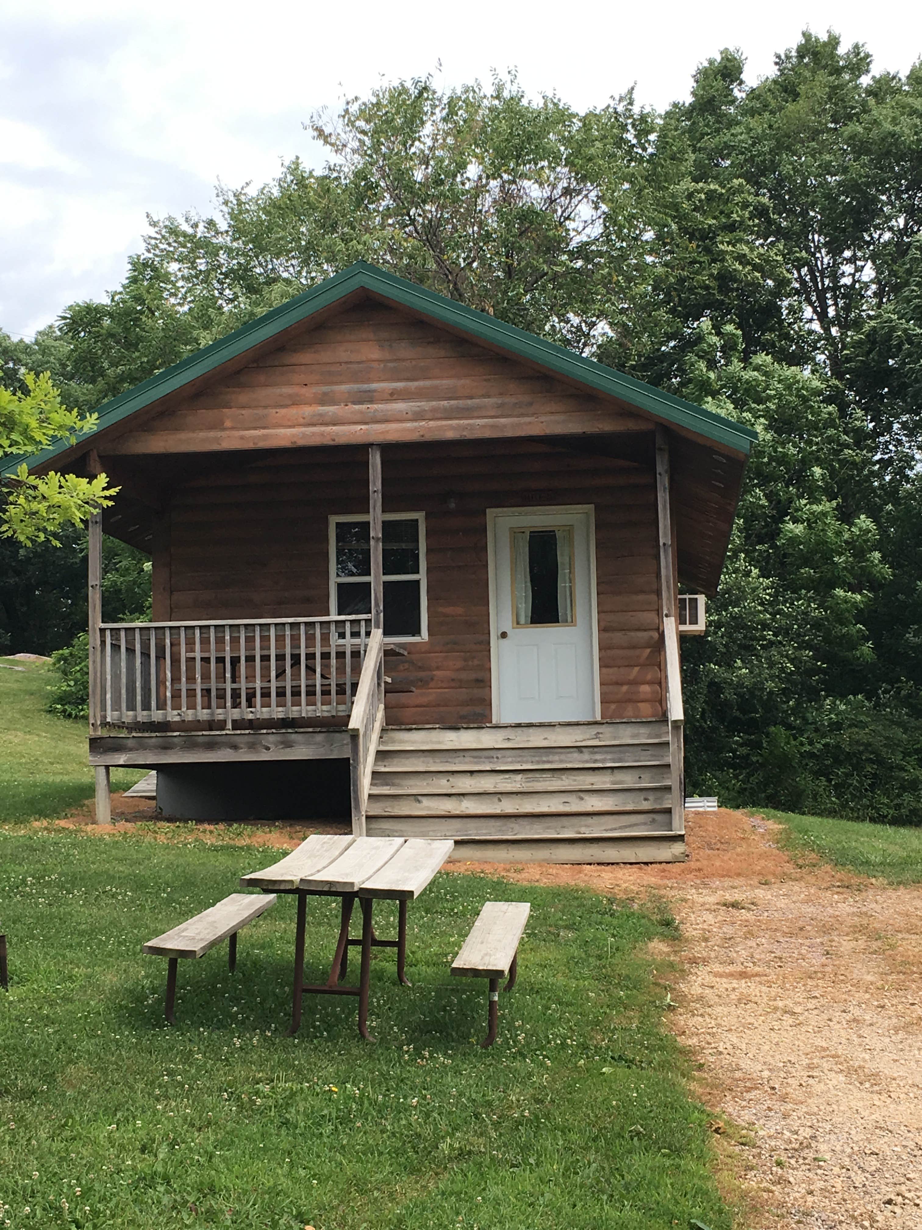 Annie C.'s photo of glamping accommodations at Sky High Camping Resort near Waupun, WI