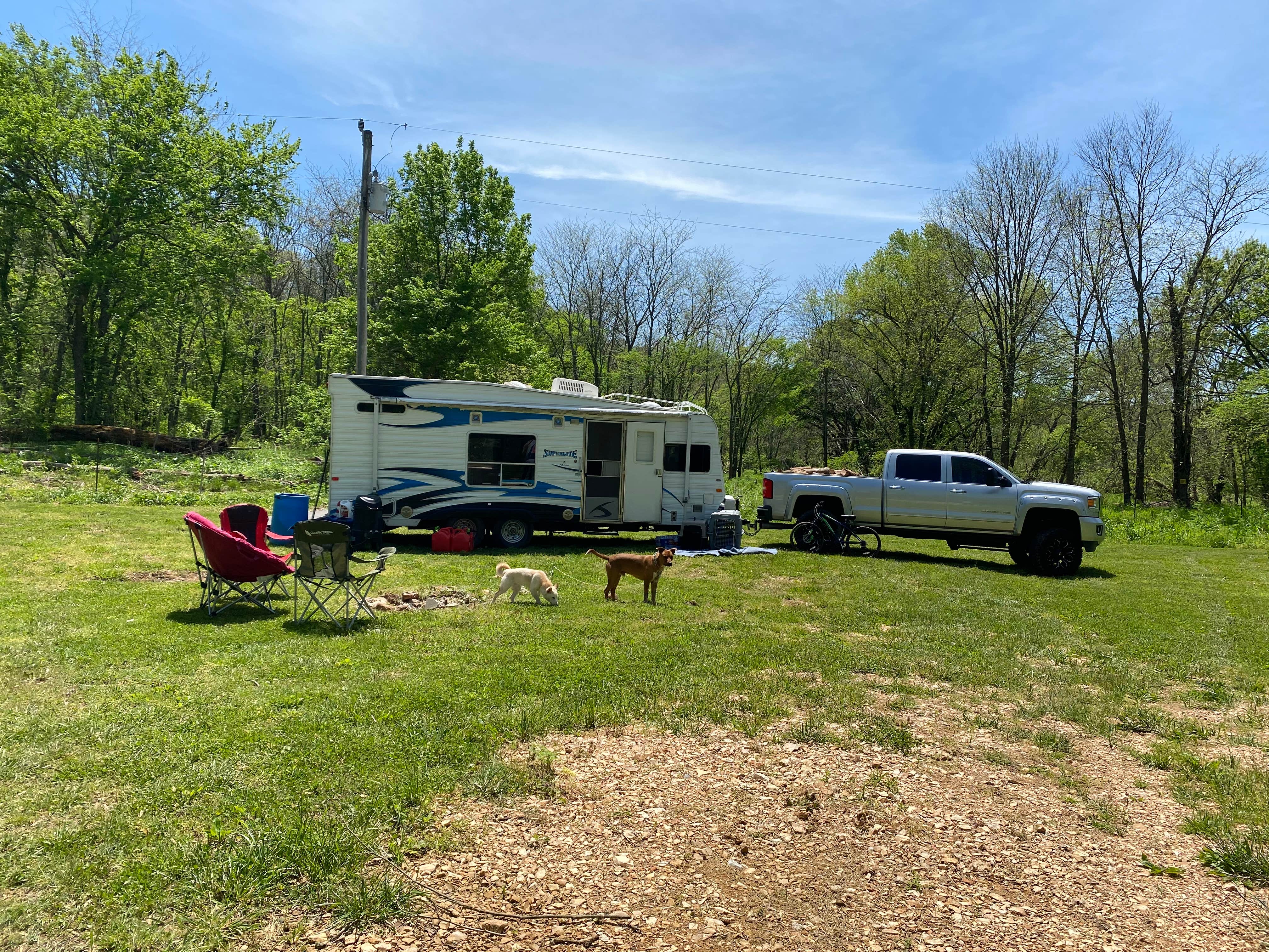 Linze K.'s photo of rv camping at Hootentown Canoe Rental & Campground near Springfield, MO