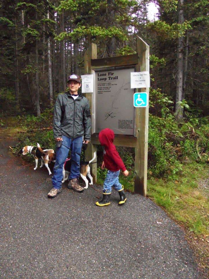 Jill T.'s photo of camping with pets at Lone Fir Campground near North Cascades National Park