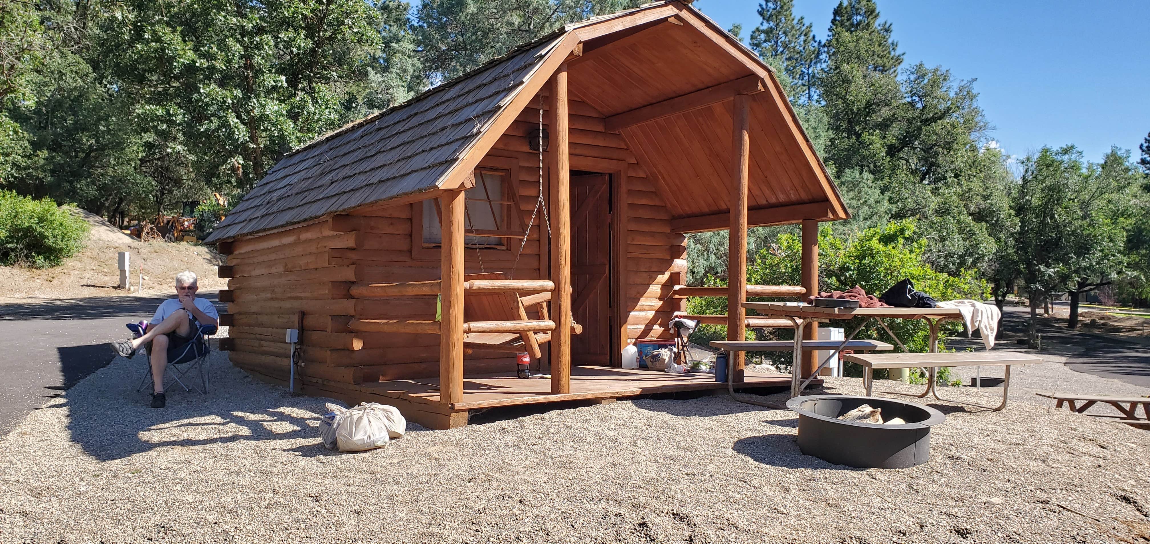 Cale  D.'s photo of glamping accommodations at Durango North-Riverside KOA near Ouray, CO