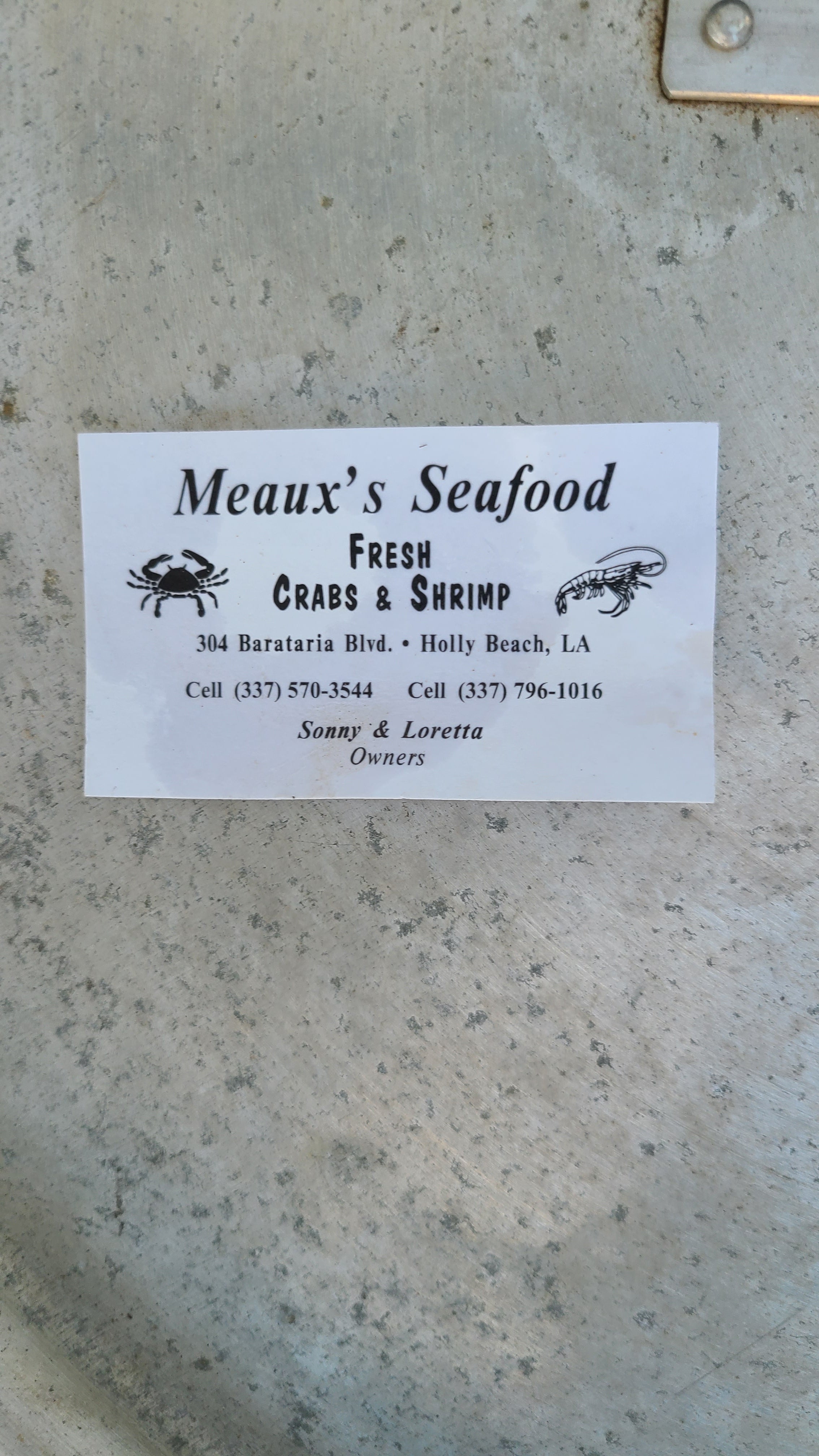 Awesome seafood less than 2 blocks,  also has bait