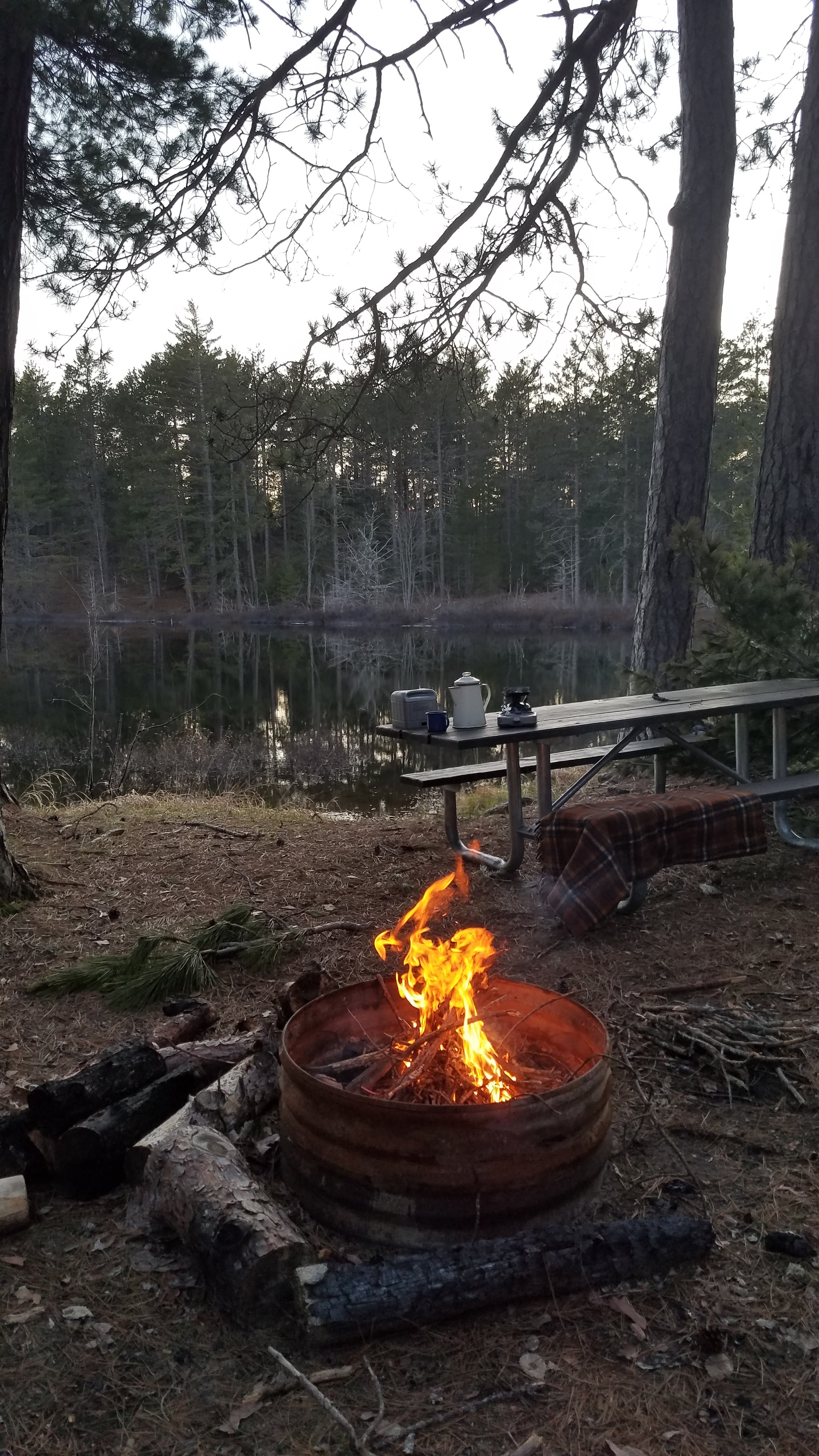 Camper submitted image from Headquarters Lake Equestrian State Forest Campground - 1