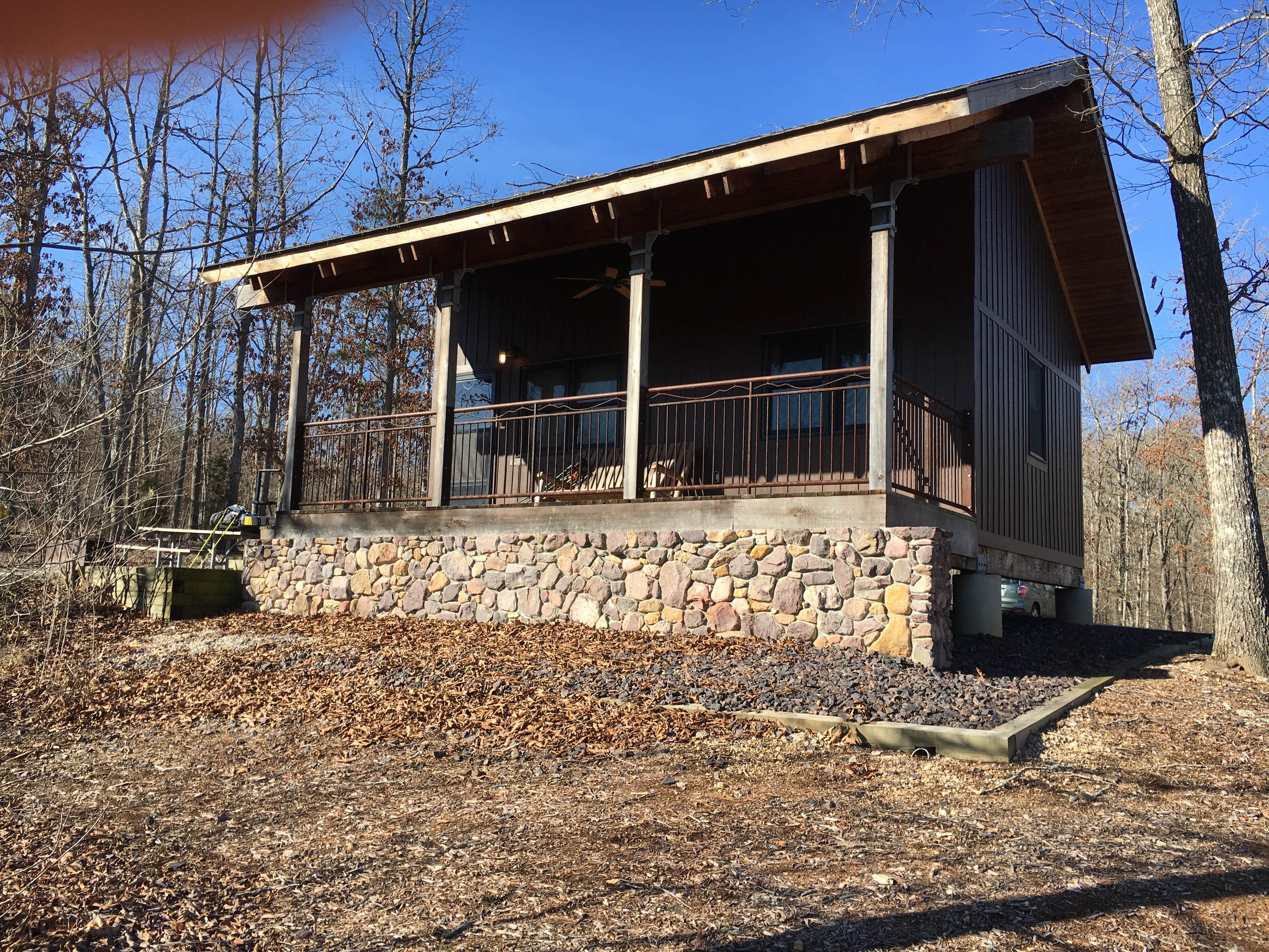Matt S.'s photo of a cabin at Johnson's Shut-Ins State Park near Bunker, MO