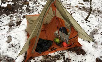 Matt S.'s photo of tent camping at Peter Cave Hollow Creek near Bismarck, MO
