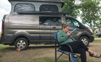 Matt B.'s photo of rv camping at Lewis & Clark State Park — Lewis And Clark State Park near Watford City, ND