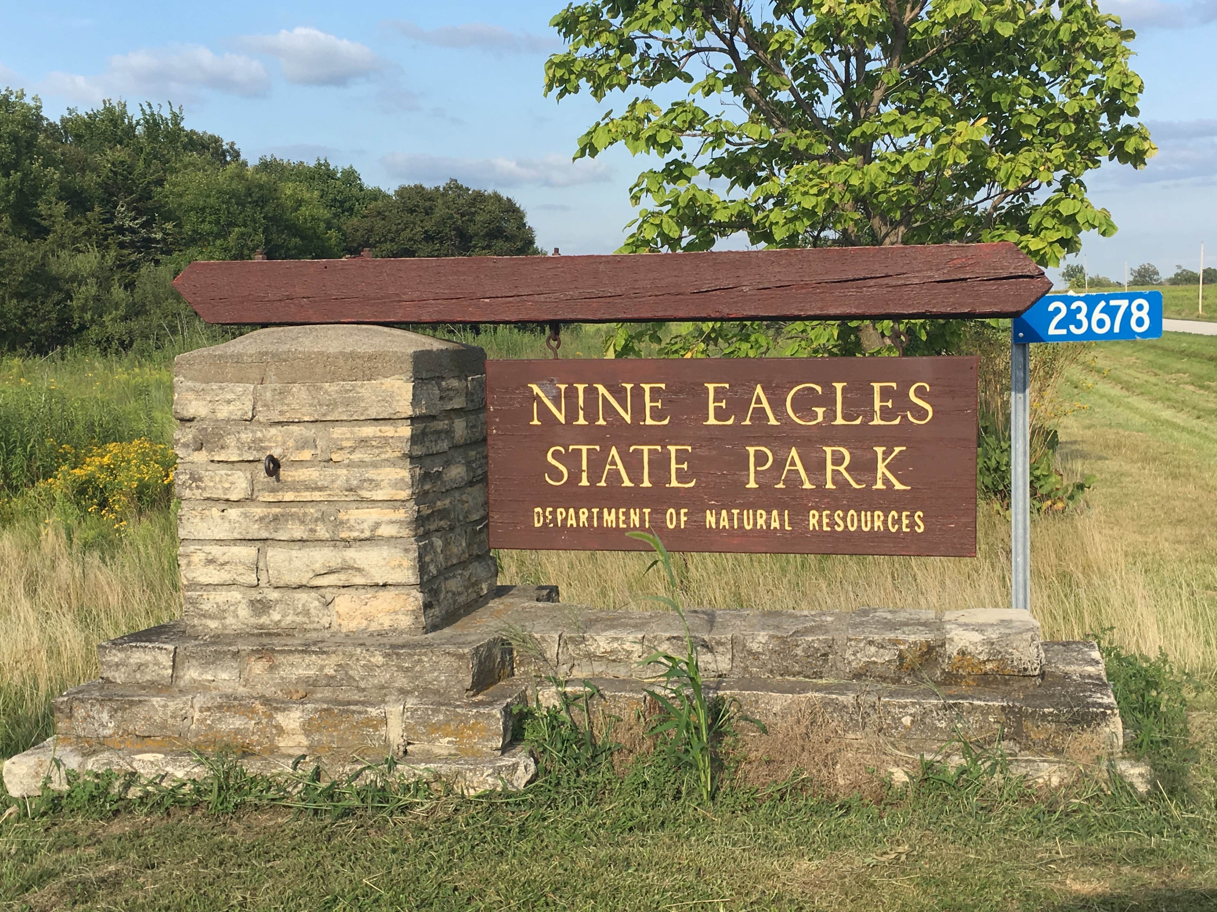 Camper submitted image from Nine Eagles State Park Campground - 5
