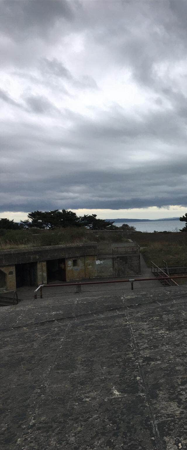 Colleen T.'s photo of a cabin at Beach Campground — Fort Worden Historical State Park near Oak Harbor, WA