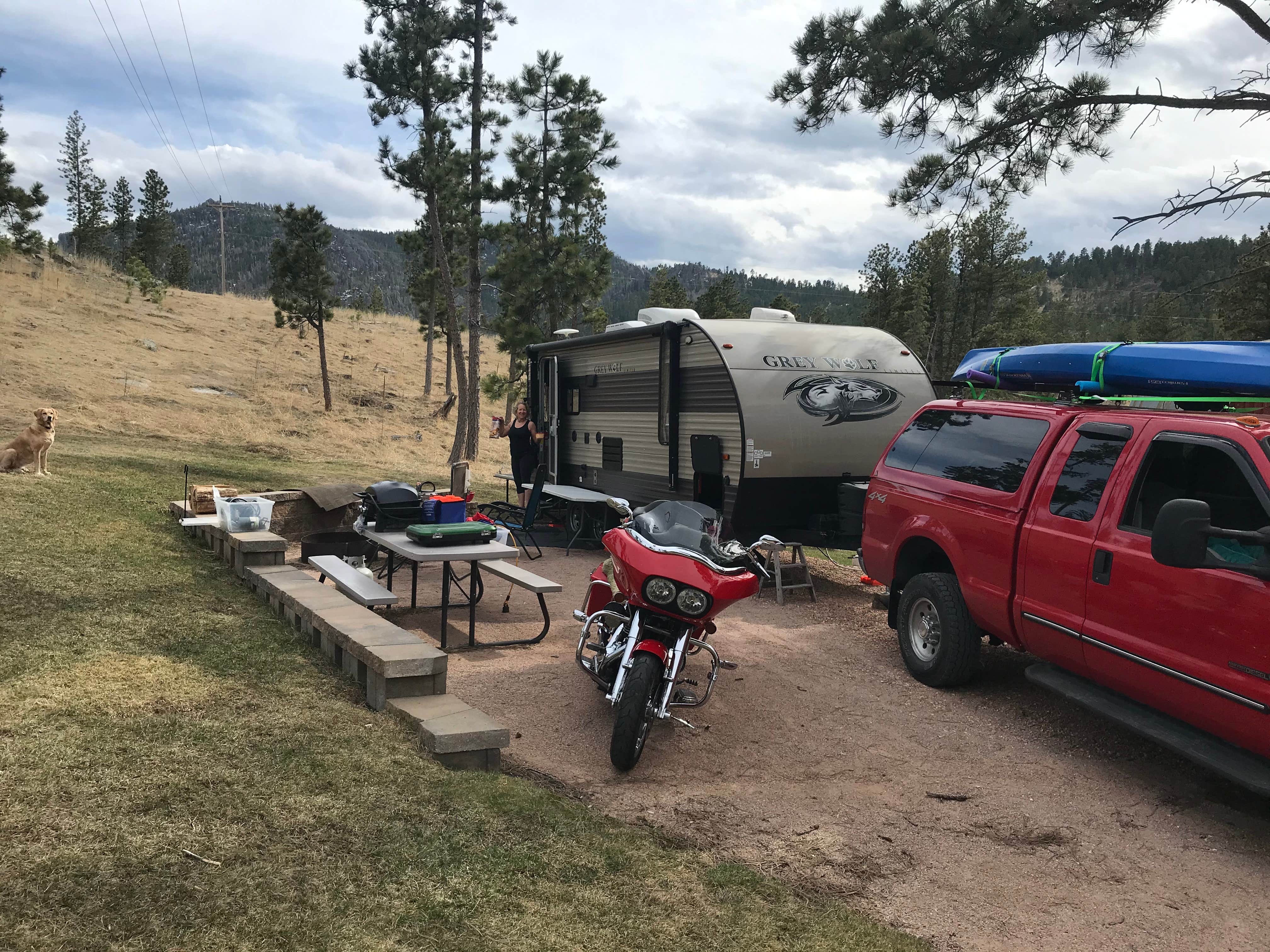Camper-submitted photo at Horse Thief Campground and RV Resort near Black Hills National Forest