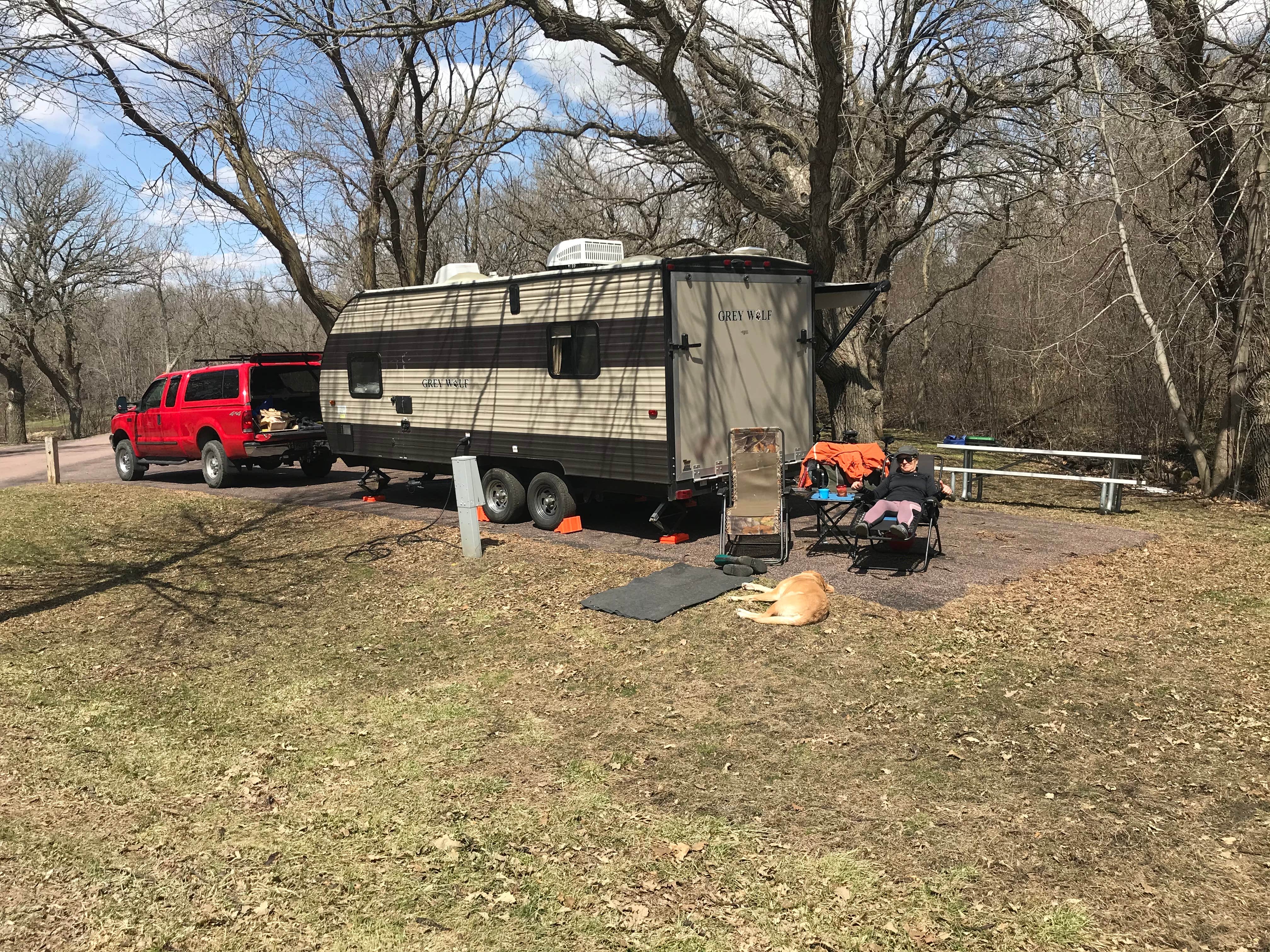 Clarke  N.'s photo of rv camping at Palisades State Park Campground near Brandon, SD