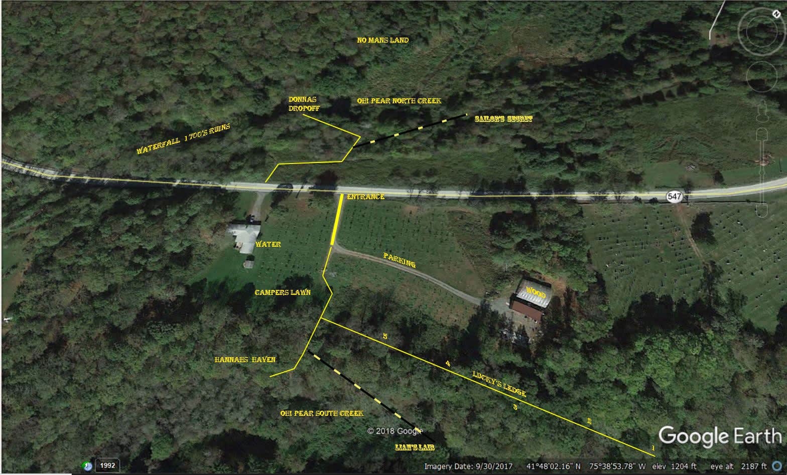 Camper-submitted photo at Oh! Pear Orchards near Fleetville, PA