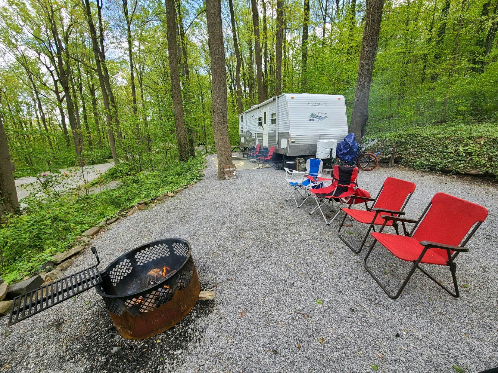 Gene T.'s photo of rv camping at The Loose Caboose Campground near Port Deposit, MD