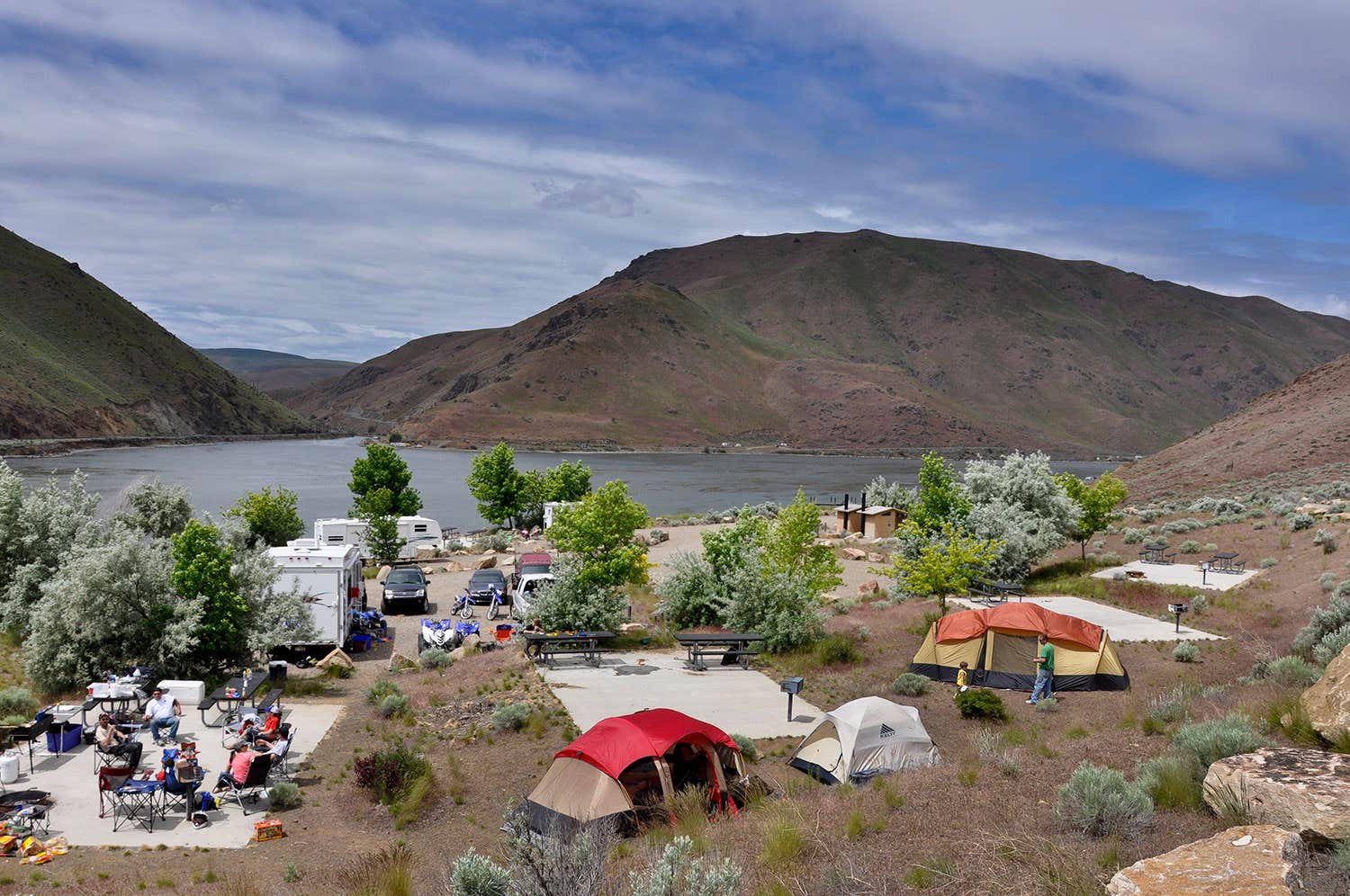 The Dyrt's photo of tent camping at Steck Park near Oxbow, OR