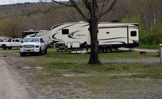 April L.'s photo of rv camping at Cozy Creek Family Campground near Spring Brook, PA