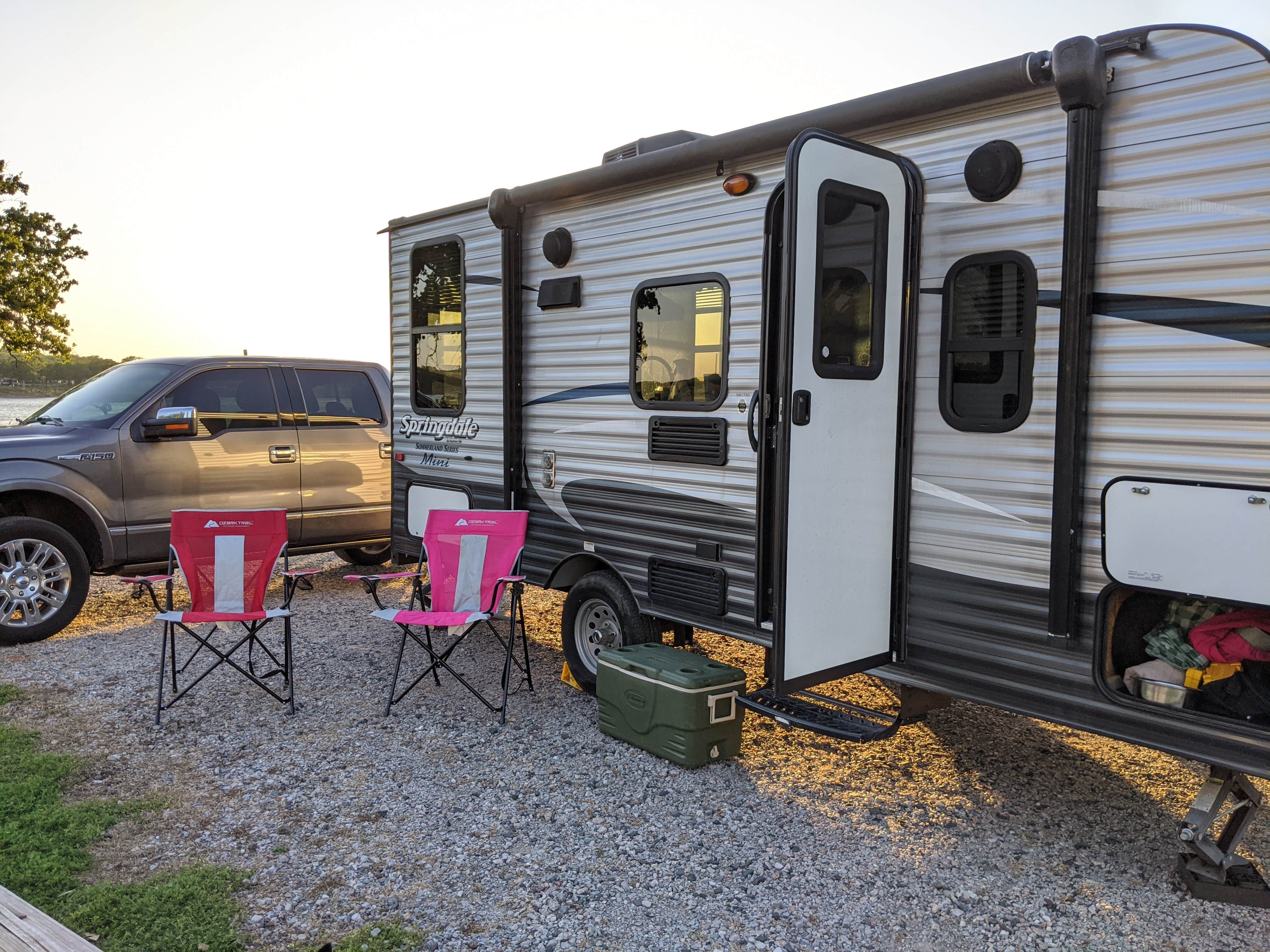 Brian B.'s photo of rv camping at Lake Texoma State Park — Lake Texoma State Resort Park near Atoka, OK