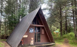 Camping near Blind Slough: Breiland Slough Cabin, Kupreanof, Alaska